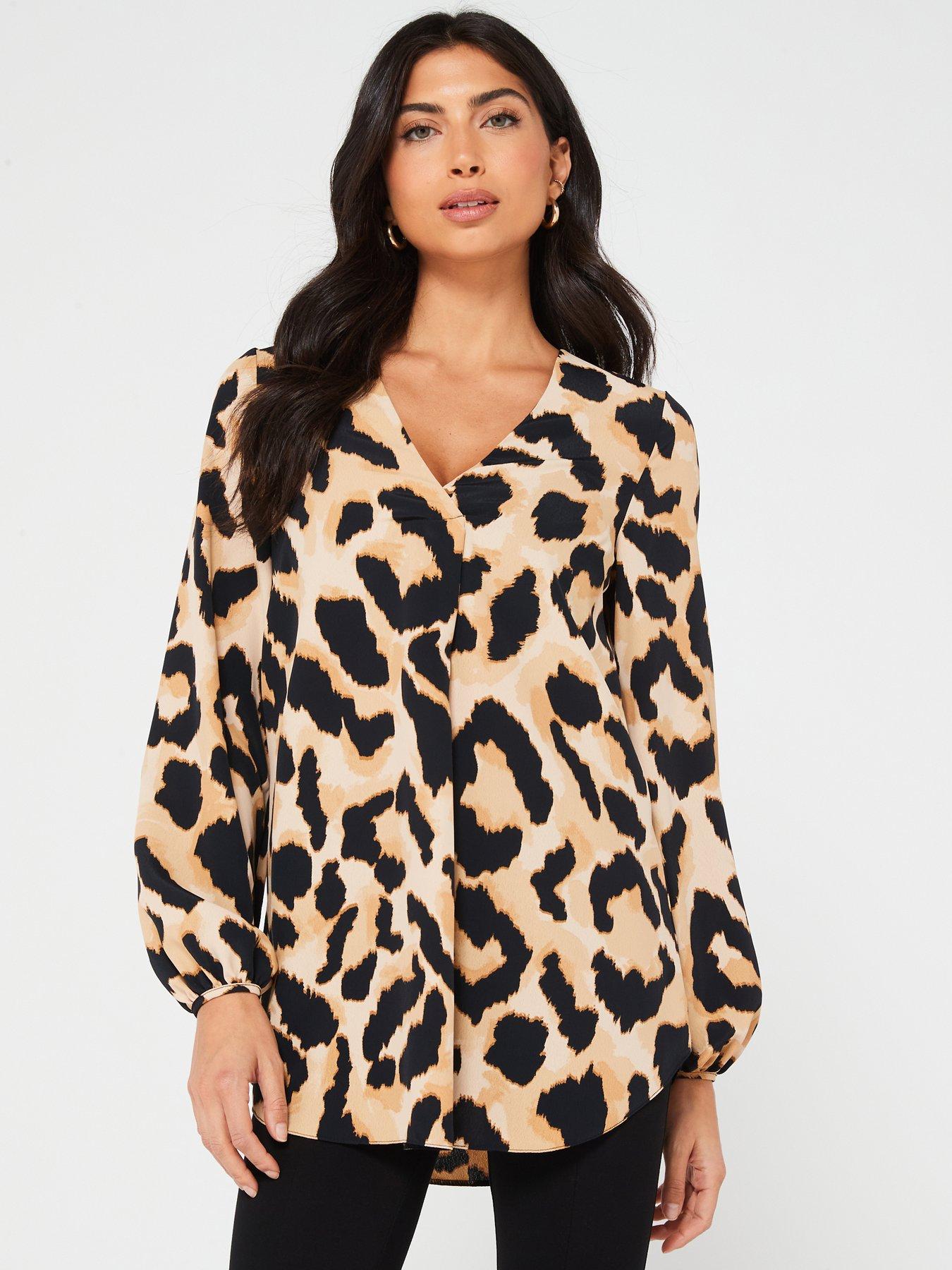 Leopard print clothing clearance womens