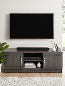 Product photograph of Very Home Camberley Tv Unit - Fits Up To 43 Inch Tv - Dark Oak Effect from very.co.uk