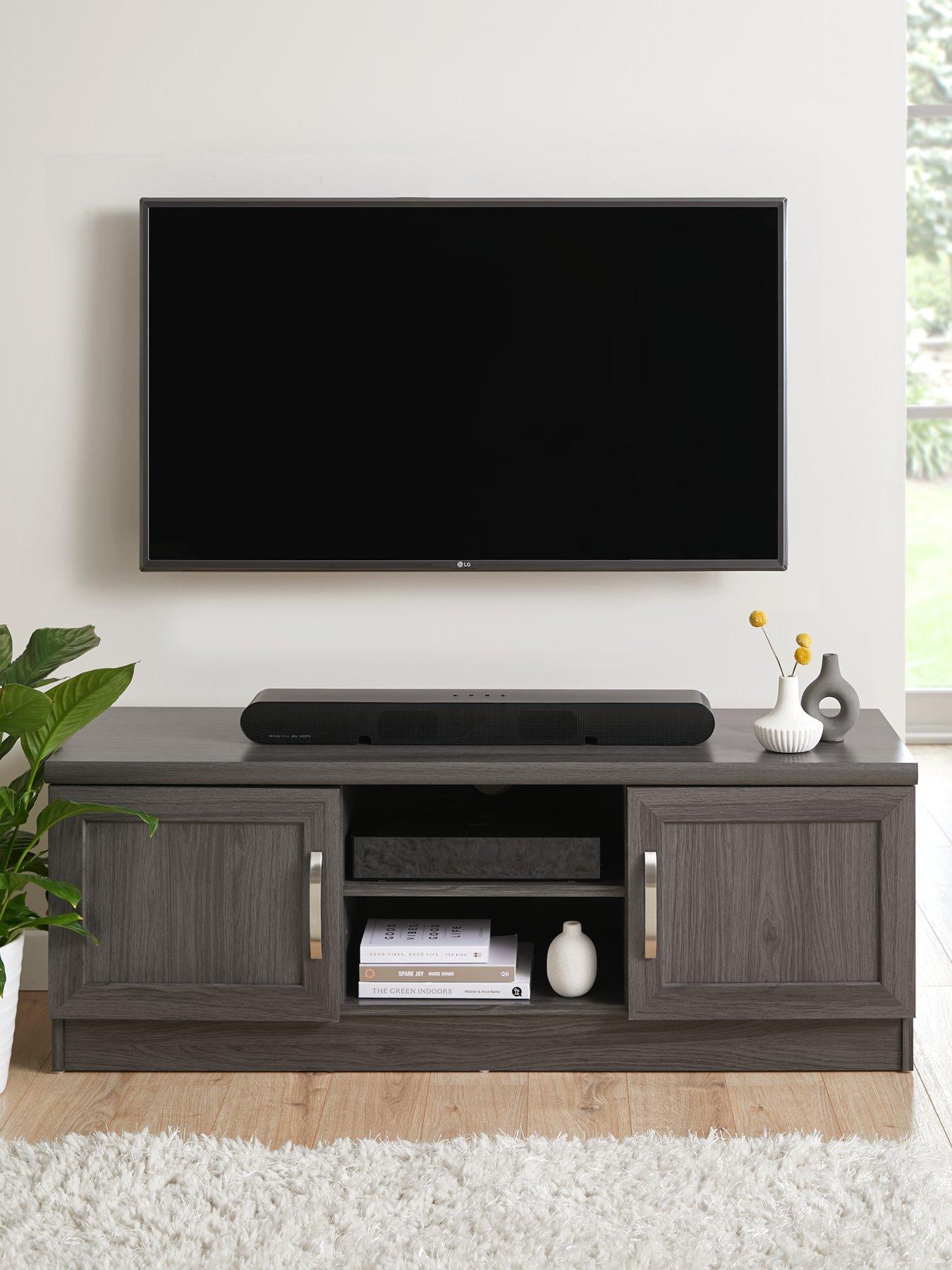 undefined Camberley TV Unit - fits up to 43 inch TV - Dark Oak Effect