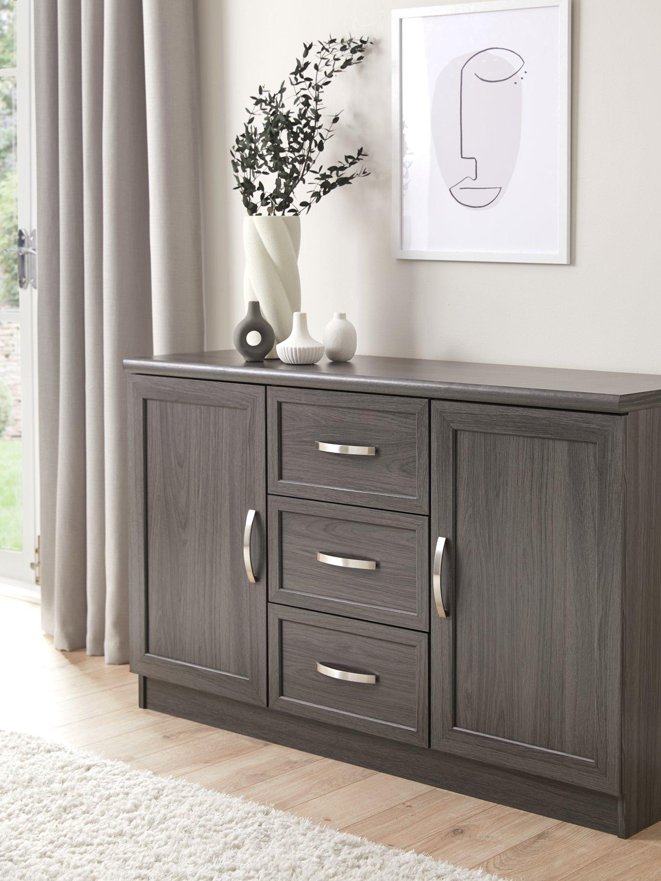 Image 1 of 7 of The Very Collection Camberley Sideboard - Dark Oak