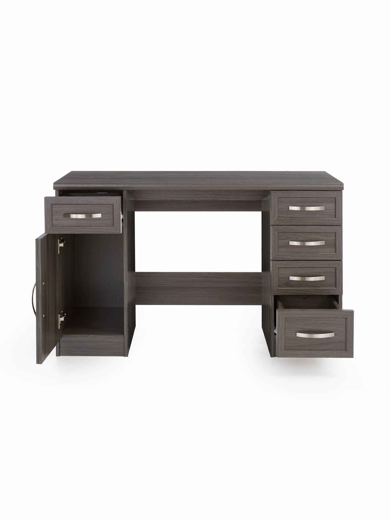Image 4 of 7 of Very Home Camberley Desk - Dark Oak Effect