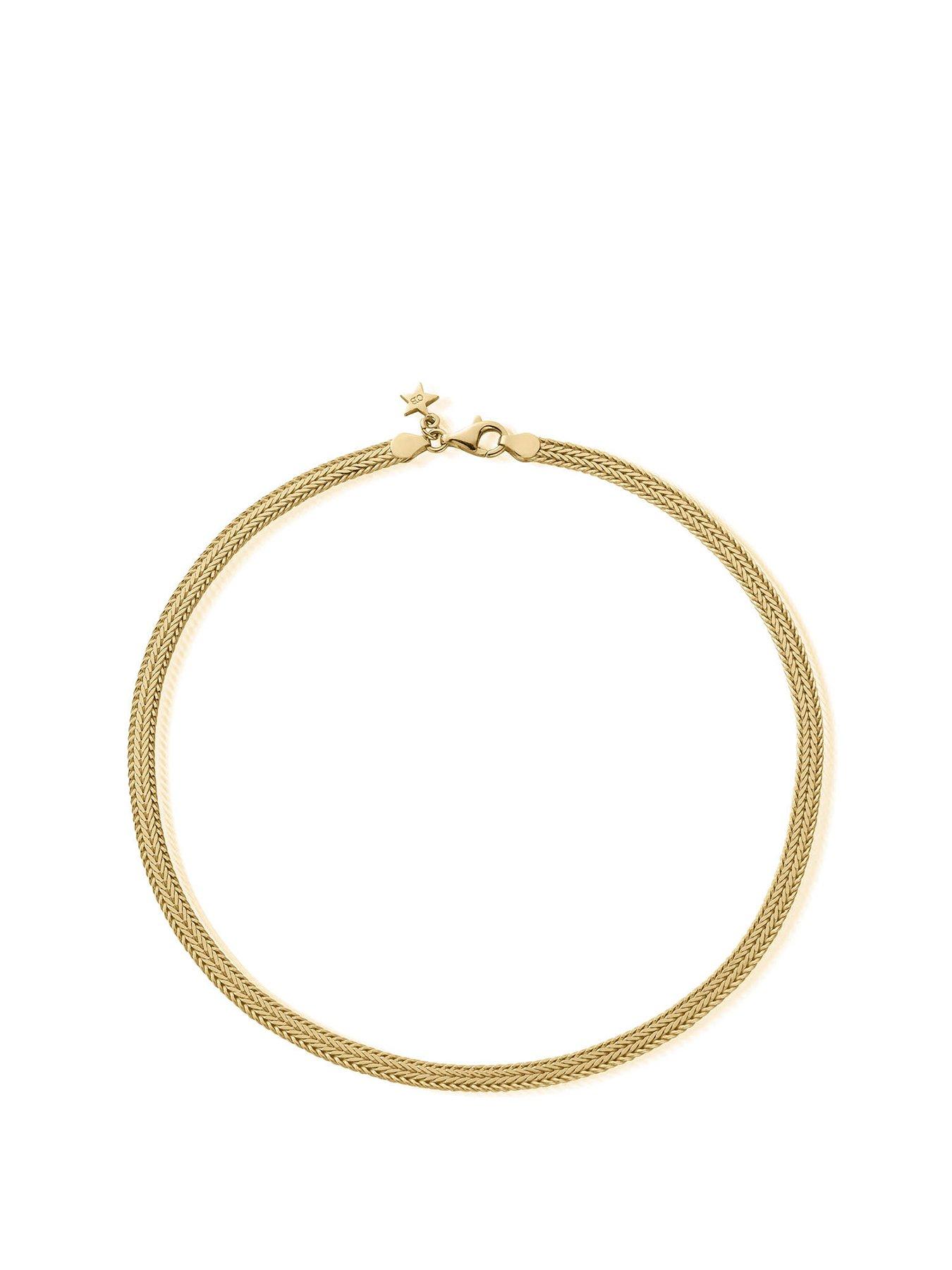 ChloBo Gold Iconic Initial Bracelet - Letter H
