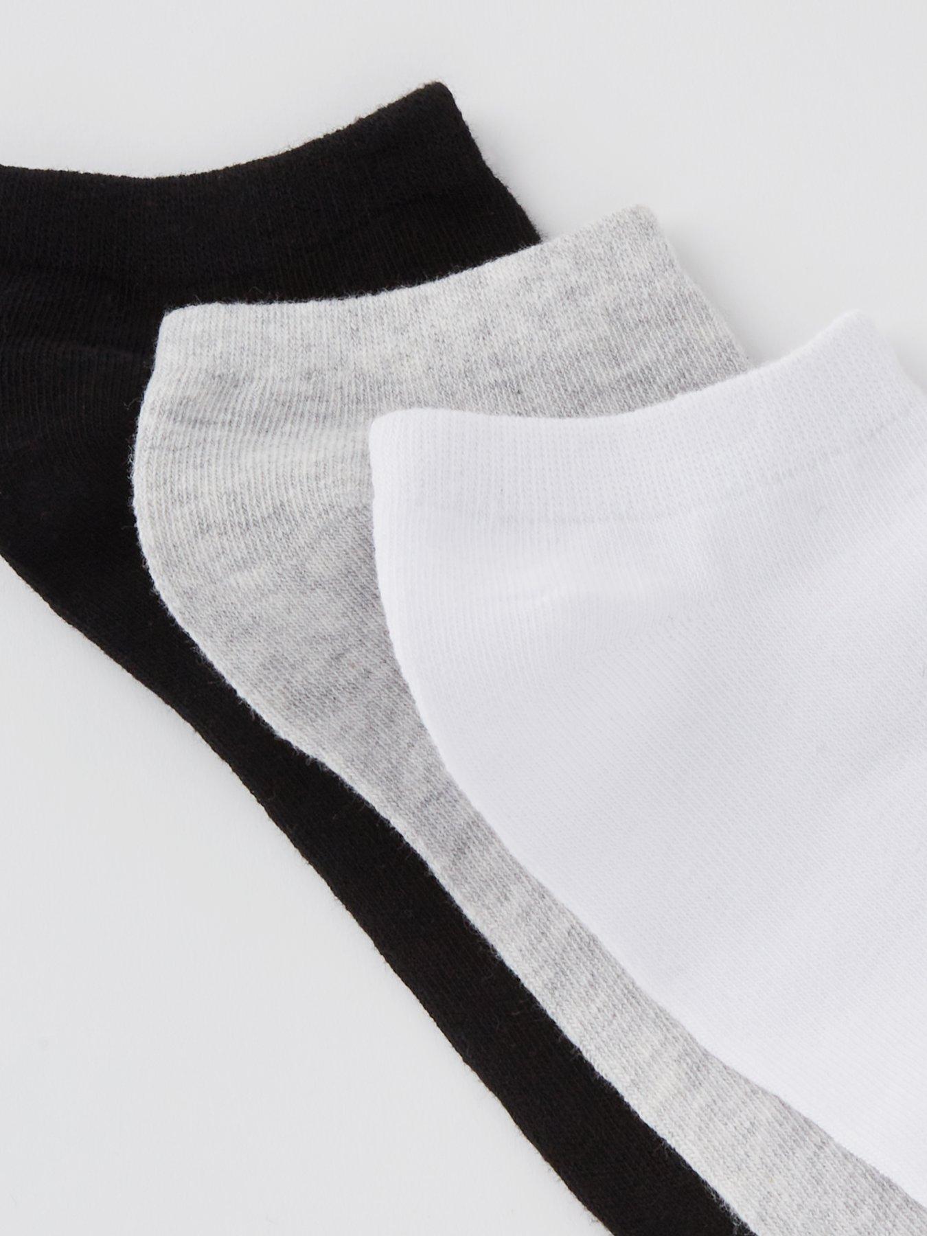 Image 4 of 4 of Everyday Trainer Liner Socks (3 Pack) - Mono