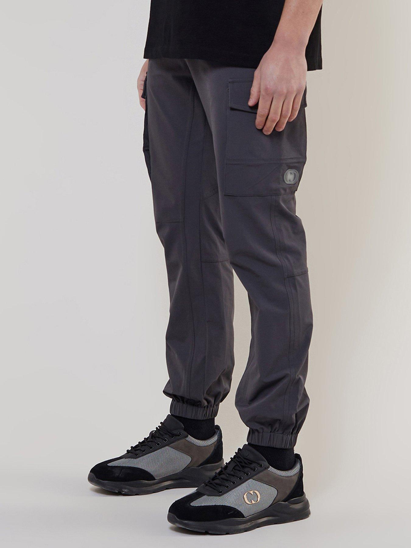 criminal-damage-soho-nylon-pants-grey