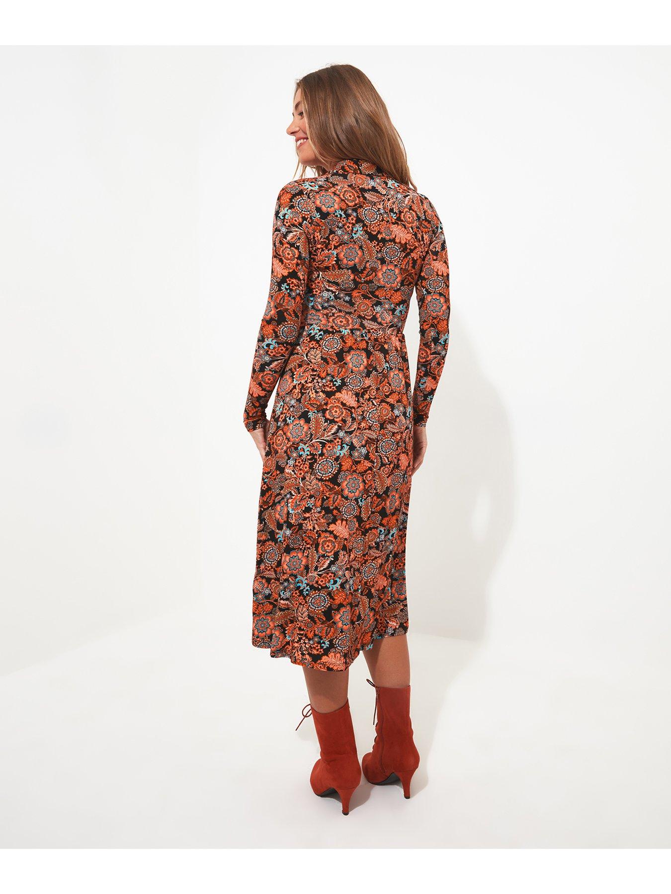 Image 2 of 5 of Joe Browns Zip Front Jersey Dress - Multi