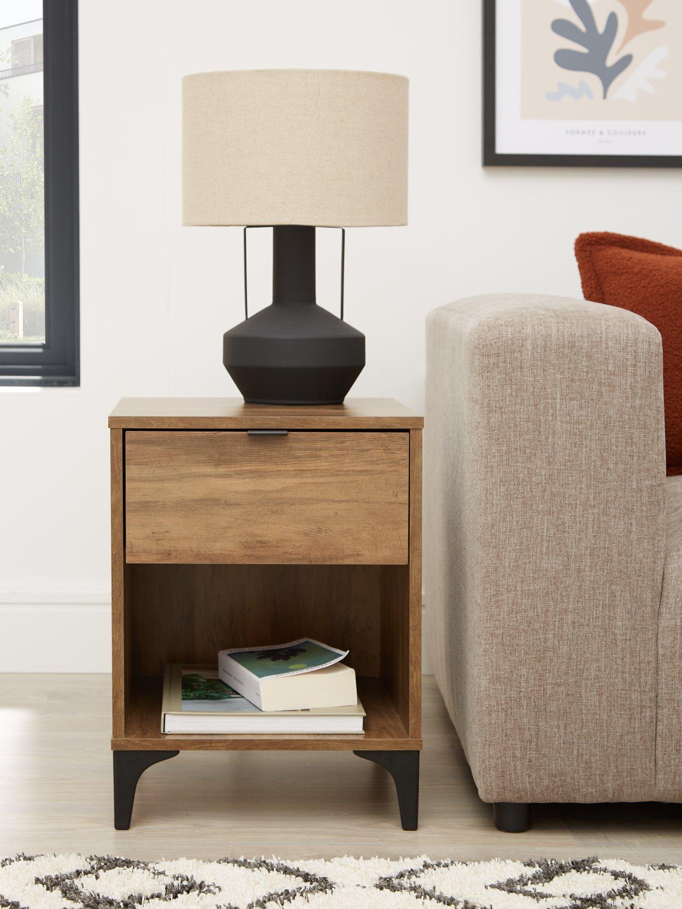 Very Home Wakefield Side Table - Dark Oak | very.co.uk