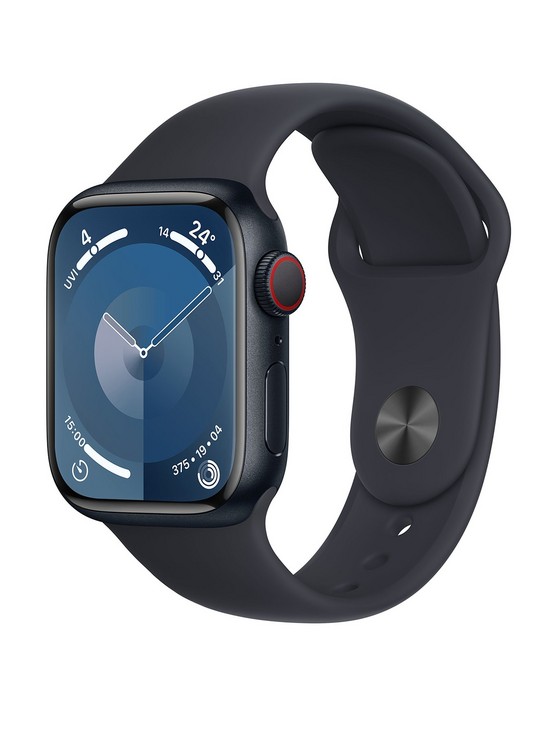 front image of apple-watch-seriesnbsp9-gps-cellular-41mm-midnight-aluminium-case-with-midnight-sport-band-sm