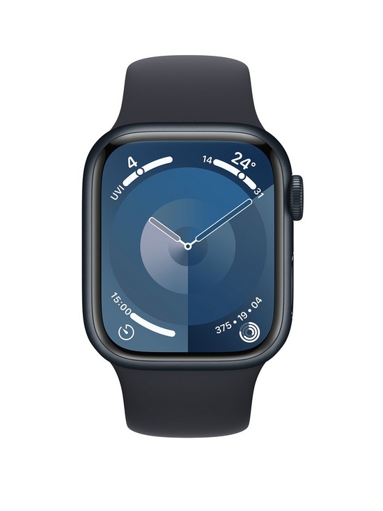 stillFront image of apple-watch-seriesnbsp9-gps-cellular-41mm-midnight-aluminium-case-with-midnight-sport-band-sm