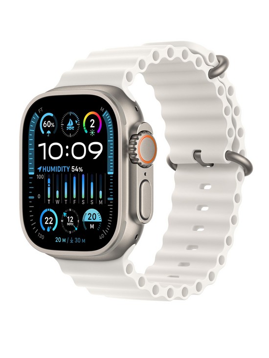 front image of apple-watch-ultra-2-gps-cellular-49mm-titanium-case-with-white-ocean-band