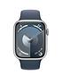  image of apple-watch-seriesnbsp9-gps-cellular-45mm-silver-aluminium-case-with-storm-blue-sport-band-sm