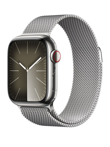 apple-watch-seriesnbsp9-gps-cellular-41mm-silver-stainless-steel-case-with-silver-milanese-loop