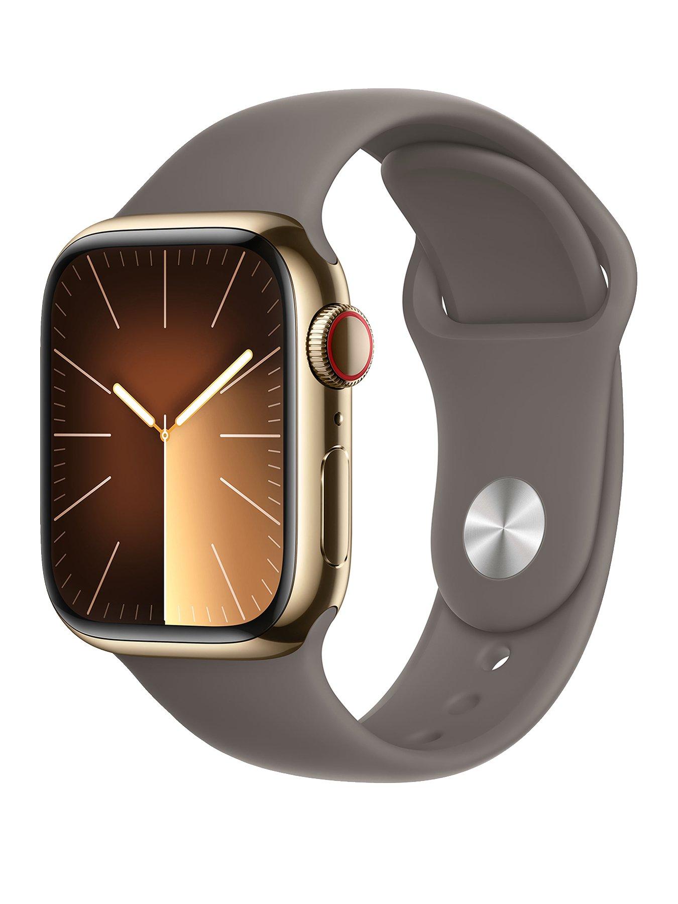 Apple watch store aluminum gold