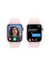  image of apple-watch-series-9-gps-41mm-pink-aluminium-case-with-light-pink-sport-band