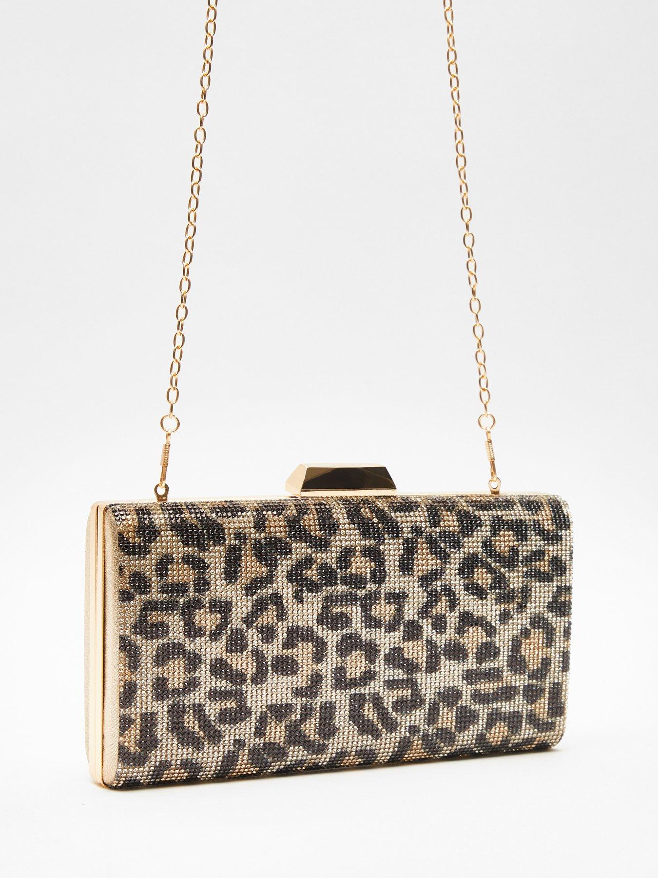 Leopard print outlet clutch uk