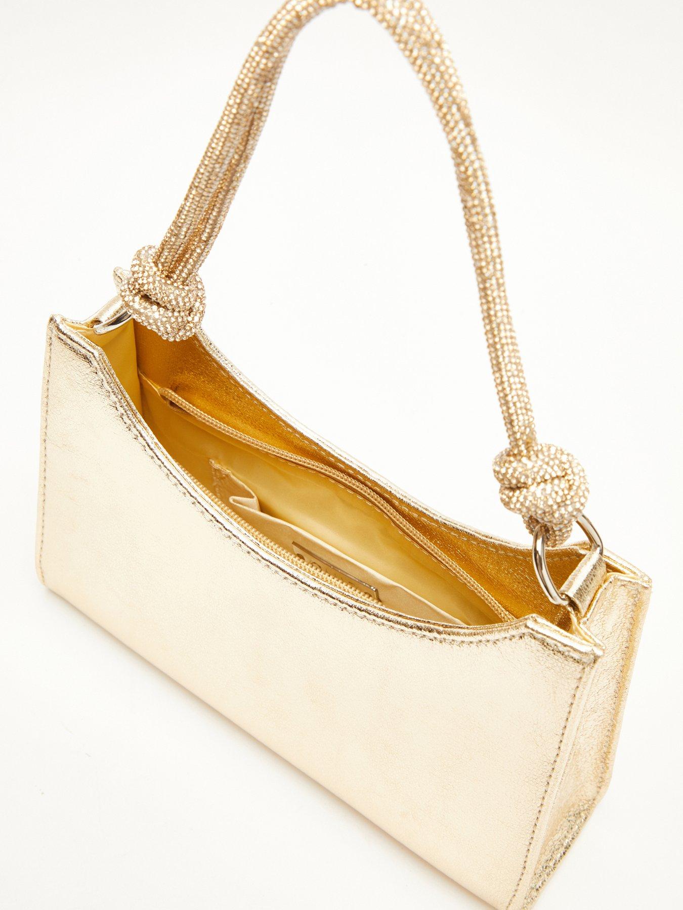 Gold over shoulder bag hotsell