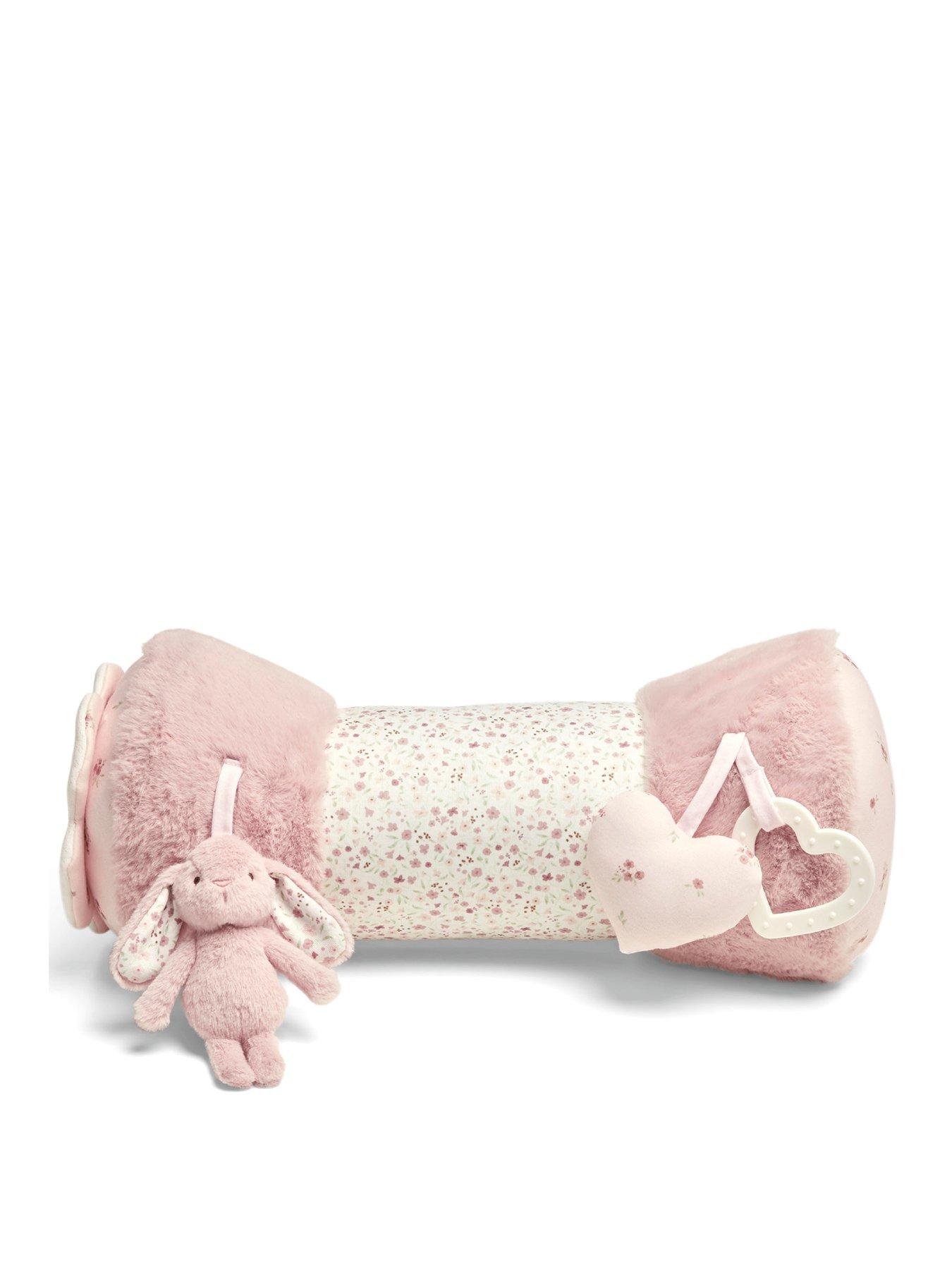 Image 2 of 6 of Mamas & Papas Tummy Time Roll - Welcome to the World Pink