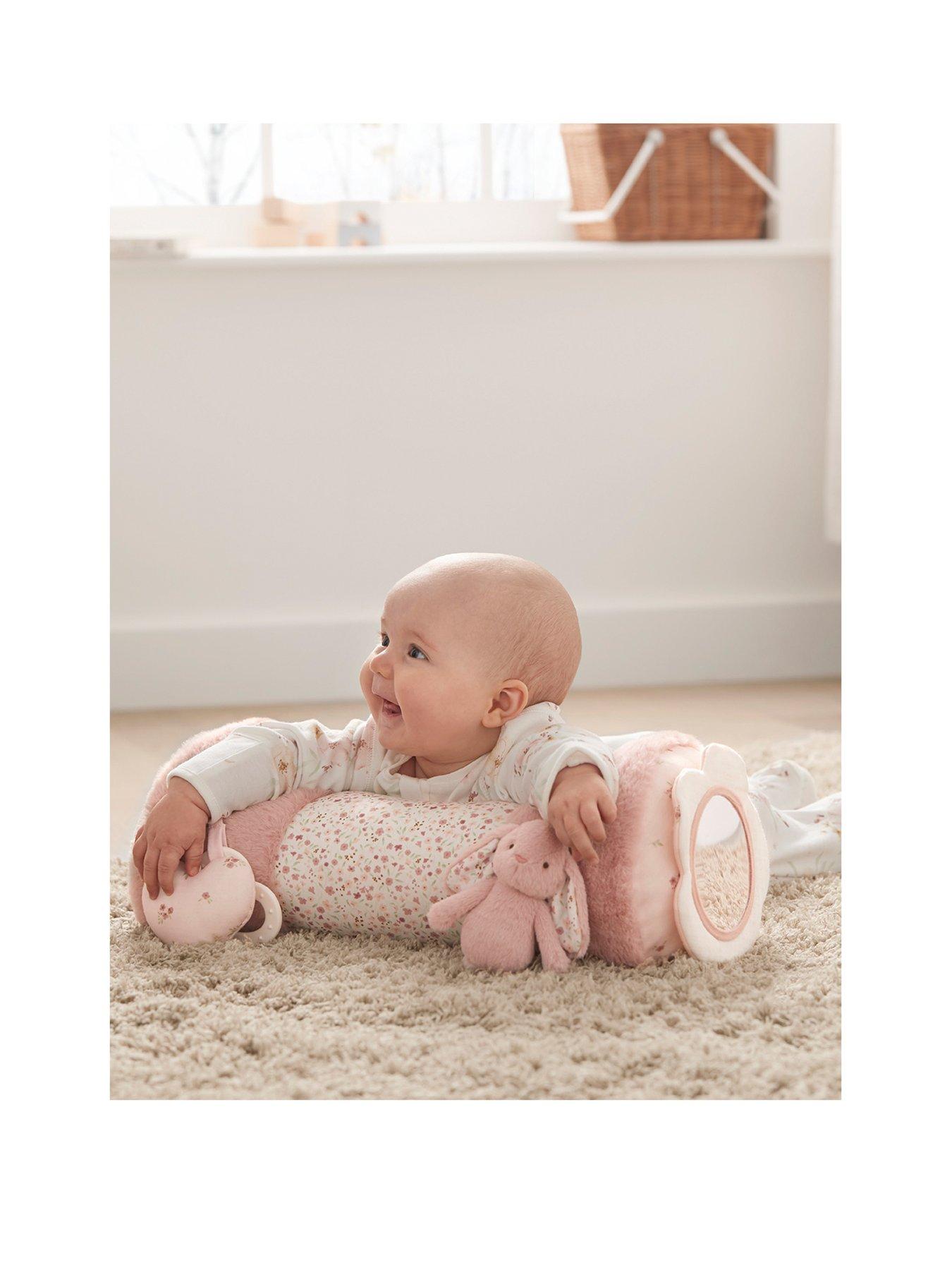 Image 3 of 6 of Mamas & Papas Tummy Time Roll - Welcome to the World Pink
