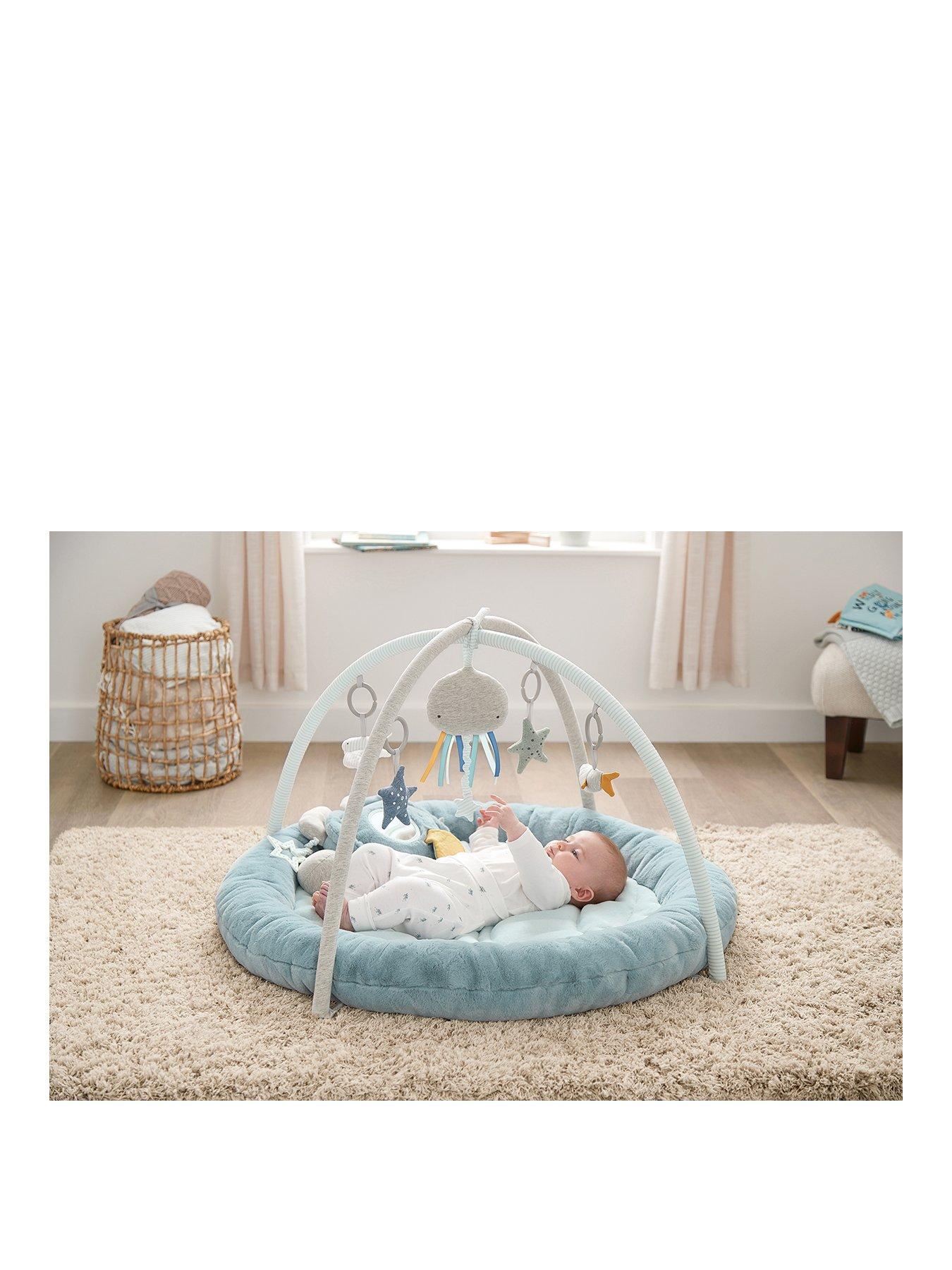 Image 2 of 4 of Mamas & Papas Welcome to the World Playmat- Blue