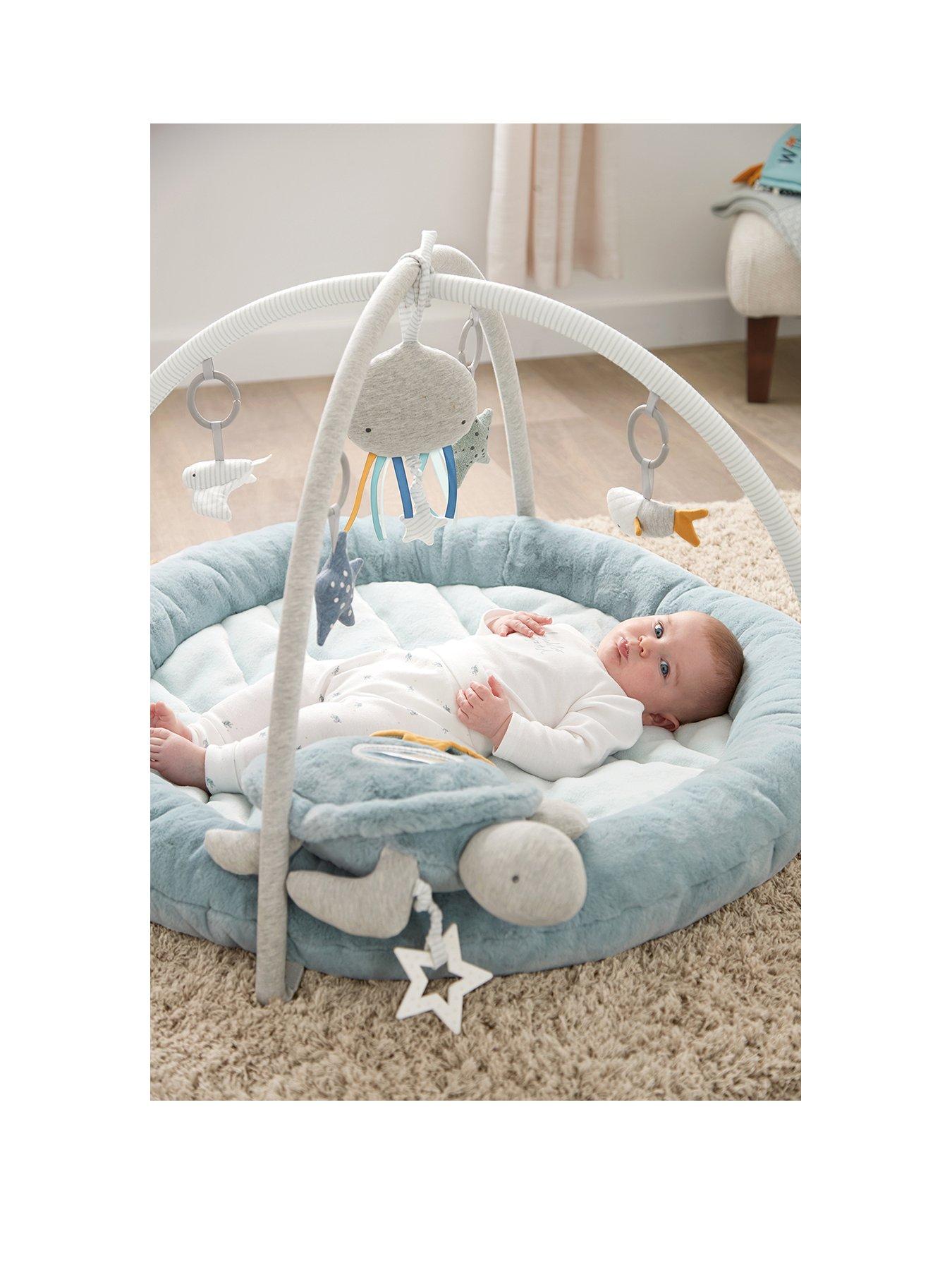 Image 3 of 4 of Mamas & Papas Welcome to the World Playmat- Blue