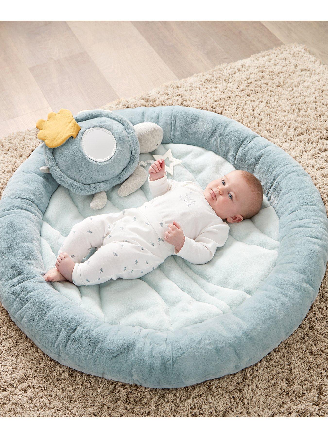 Image 4 of 4 of Mamas & Papas Welcome to the World Playmat- Blue