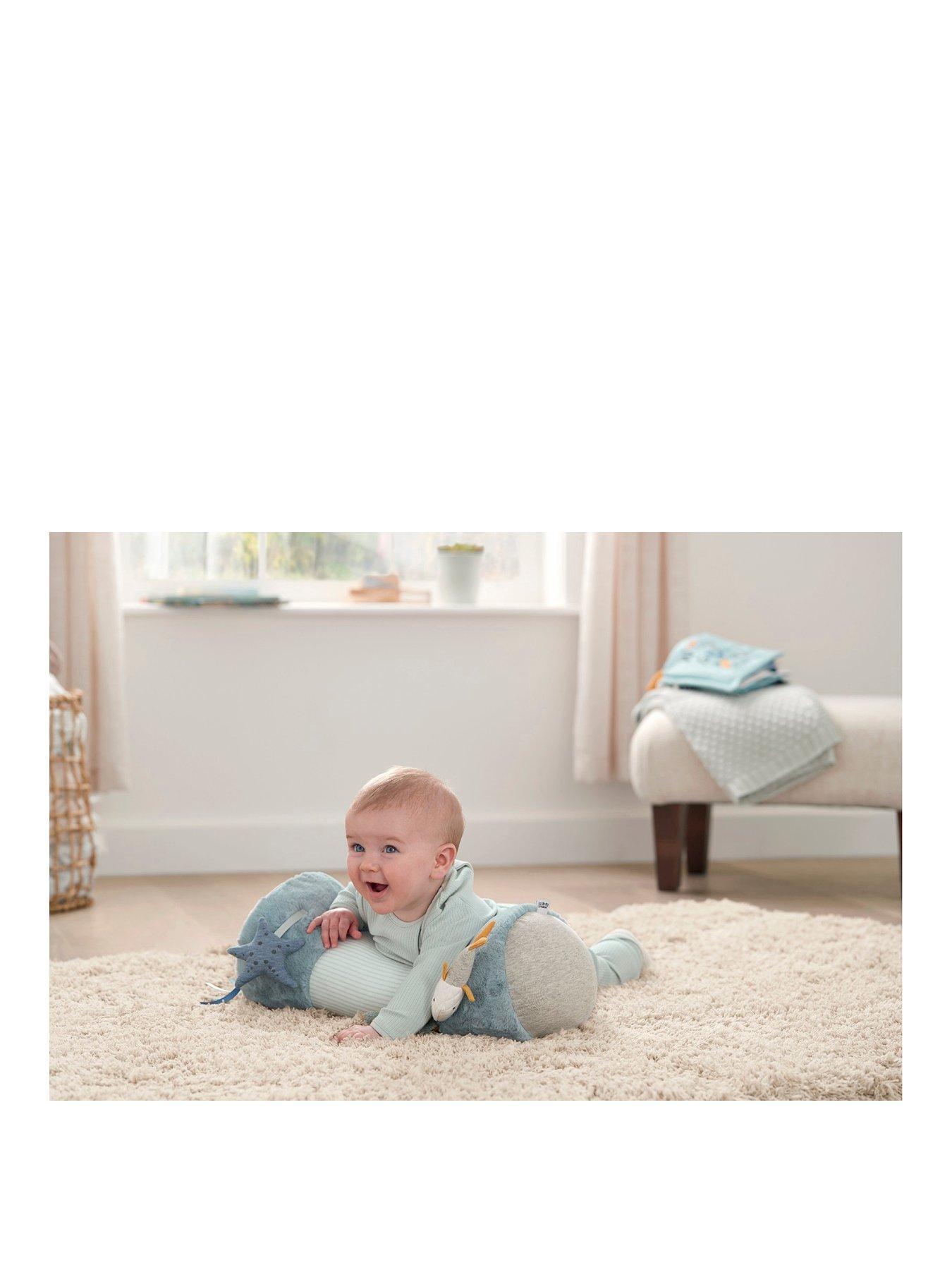 Image 2 of 6 of Mamas & Papas Tummy Time Roll - Welcome to the World Blue