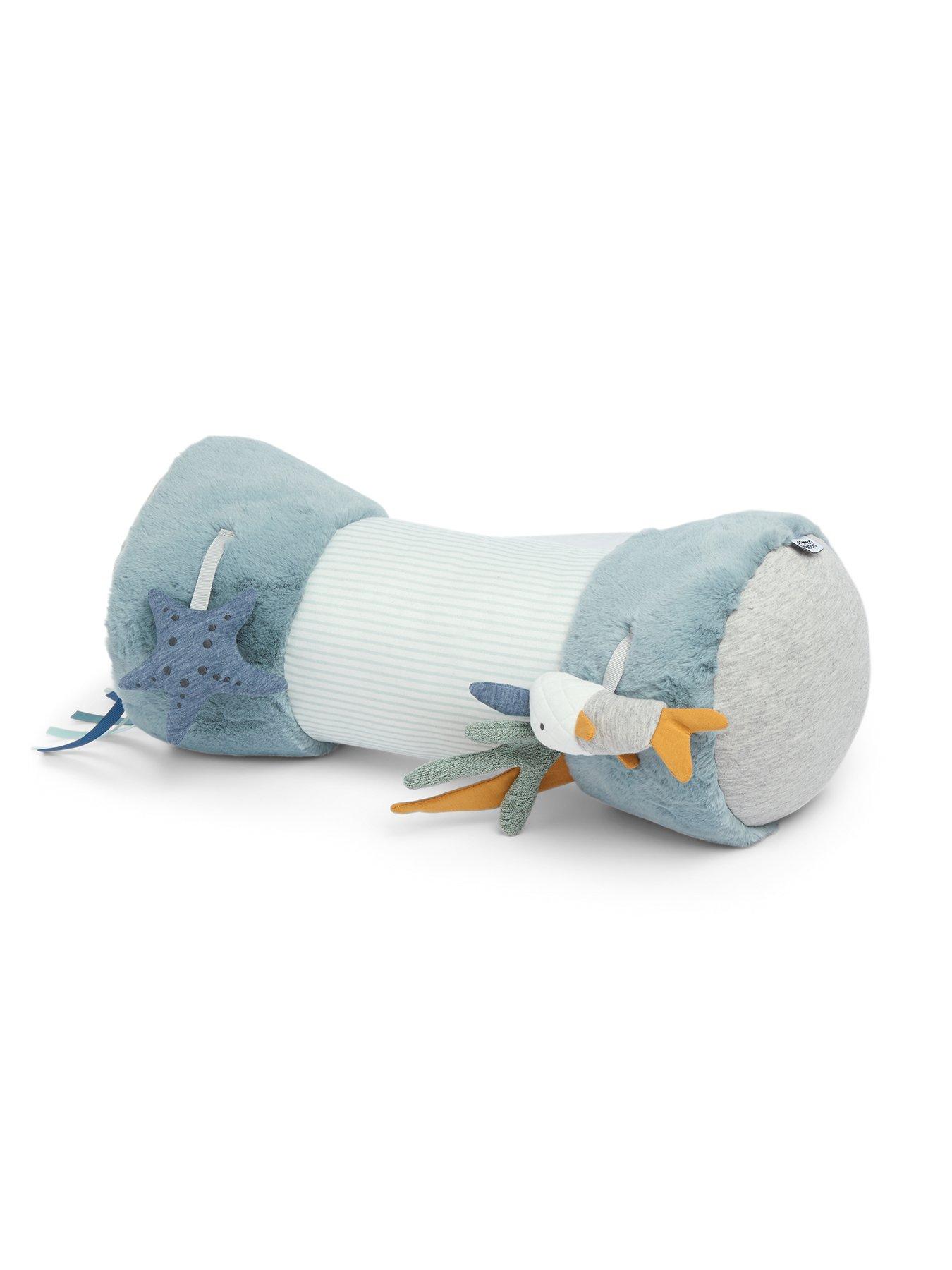 Image 4 of 6 of Mamas & Papas Tummy Time Roll - Welcome to the World Blue