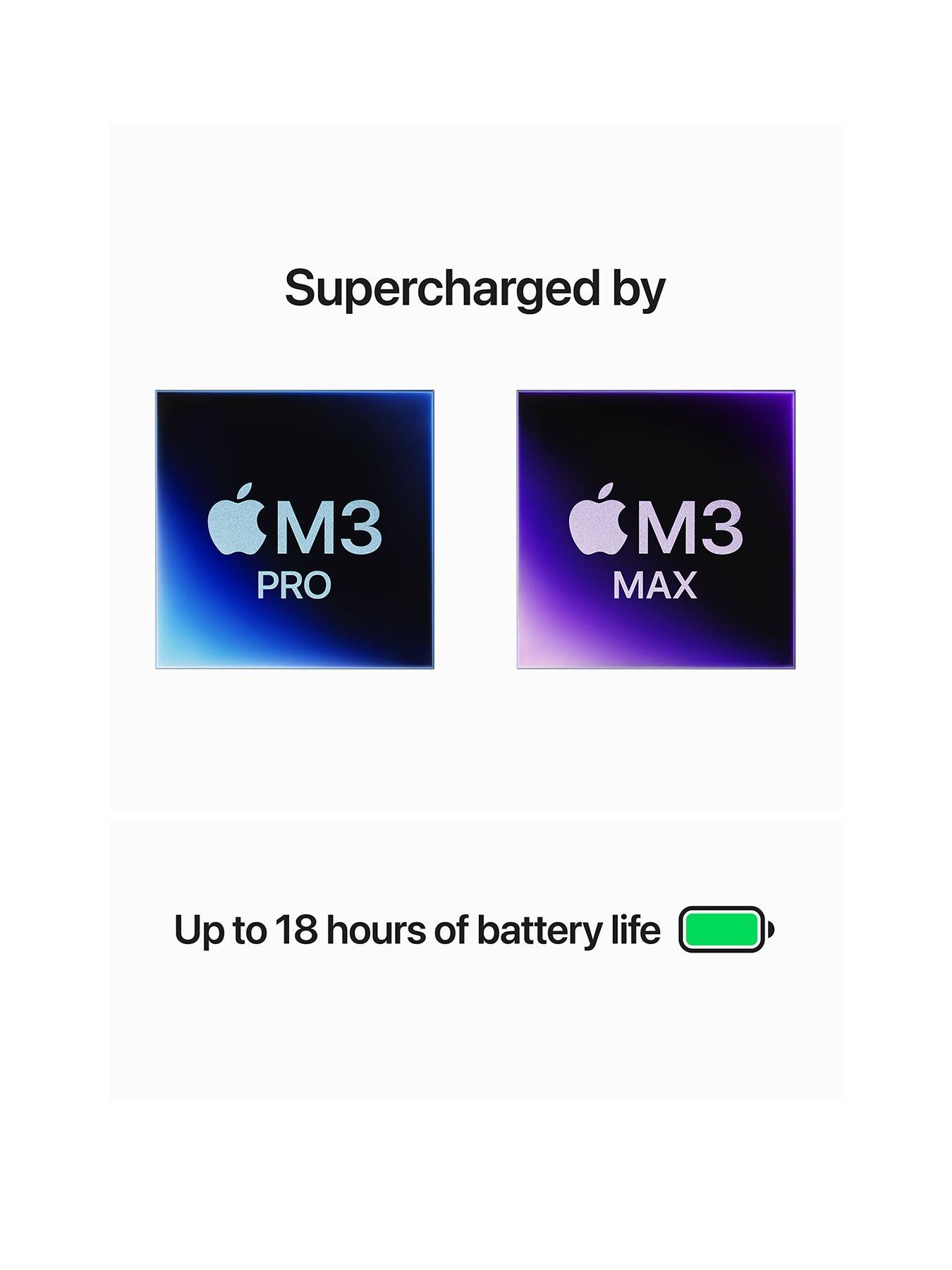Apple MacBook Pro (M3 Max, 2023) 14 inch with 14core CPU and 30core GPU, 1TB SSD Very.co.uk