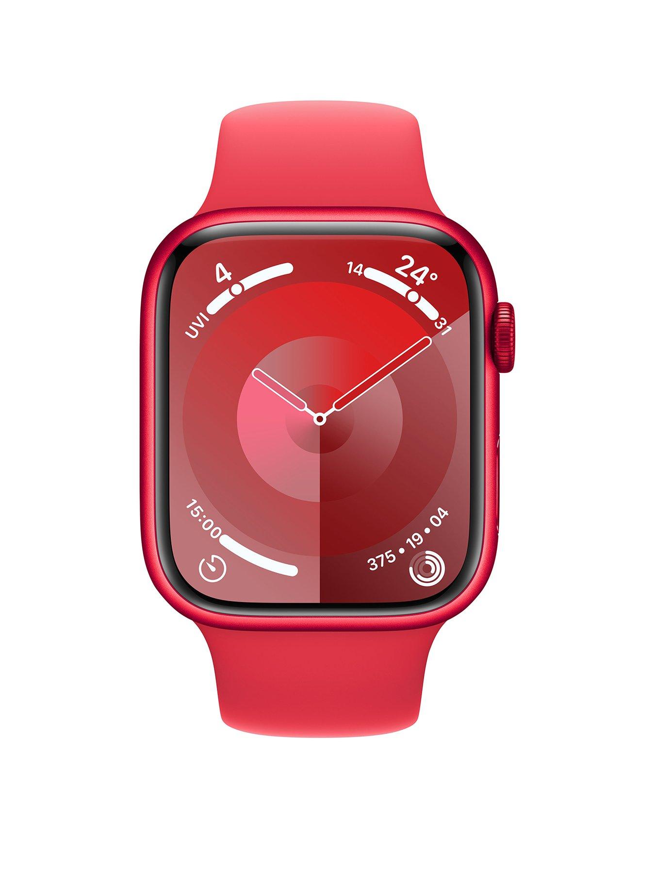 Watch Series 9 (GPS), 45mm (PRODUCT)RED Aluminium Case with (PRODUCT)RED  Sport Band