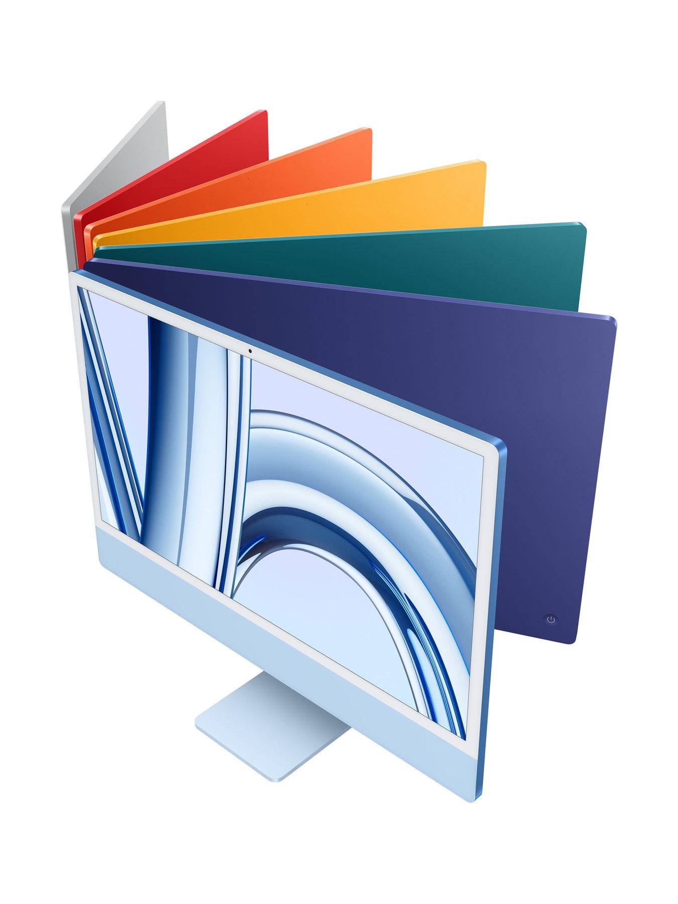 Image 6 of 7 of Apple iMac (M3, 2023) 24 inch with Retina 4.5K display, 8-core CPU and 10-core GPU, 256GB SSD - Blue