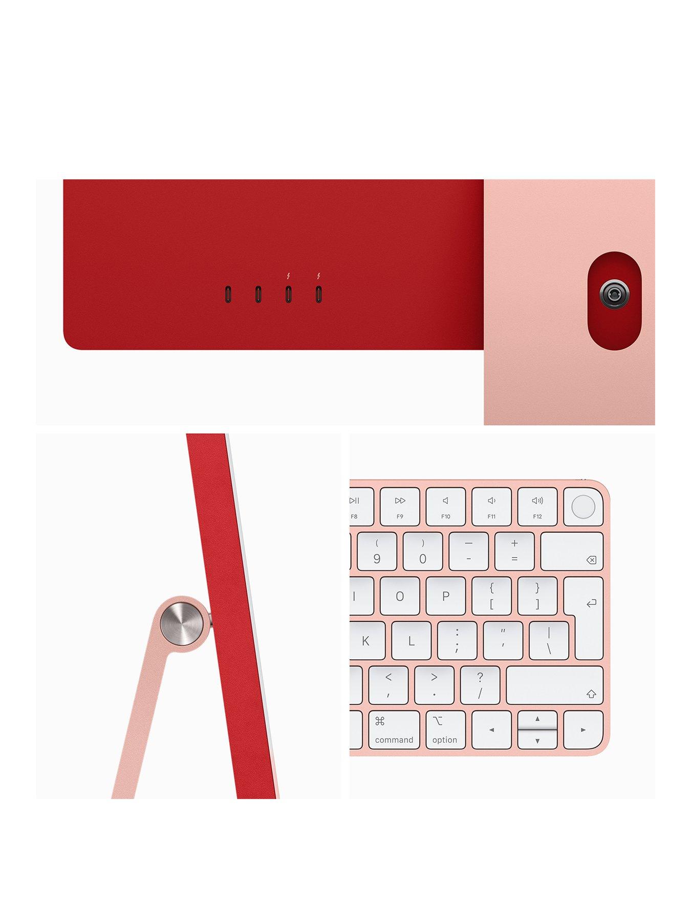Image 3 of 7 of Apple iMac (M3, 2023) 24 inch with Retina 4.5K display, 8-core CPU and 10-core GPU, 512GB SSD - Pink