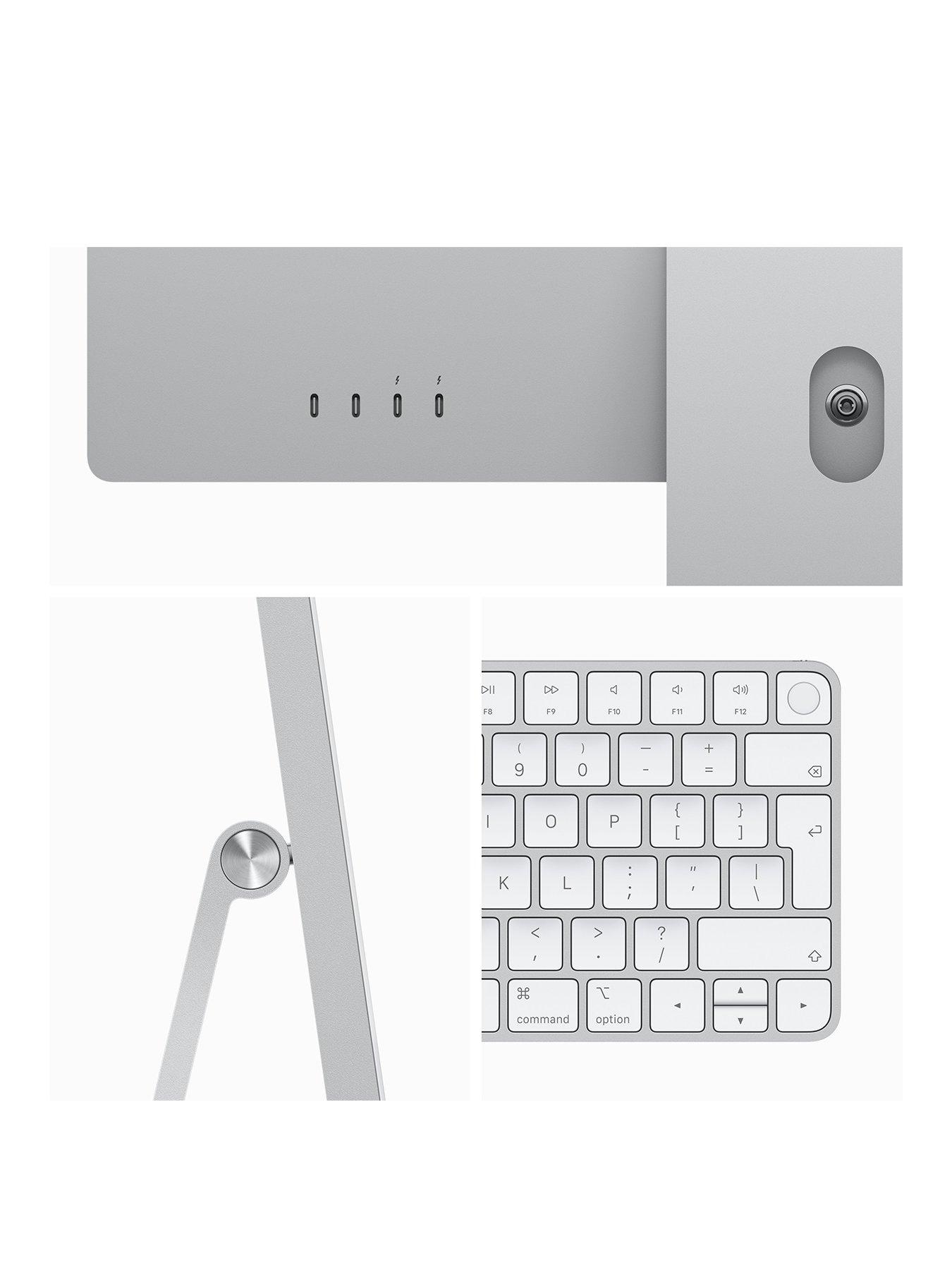 Image 3 of 7 of Apple iMac (M3, 2023) 24 inch with Retina 4.5K display, 8-core CPU and 10-core GPU, 512GB SSD - Silver