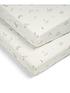  image of mamas-papas-2-cotbed-fitted-sheets-bunnyfox