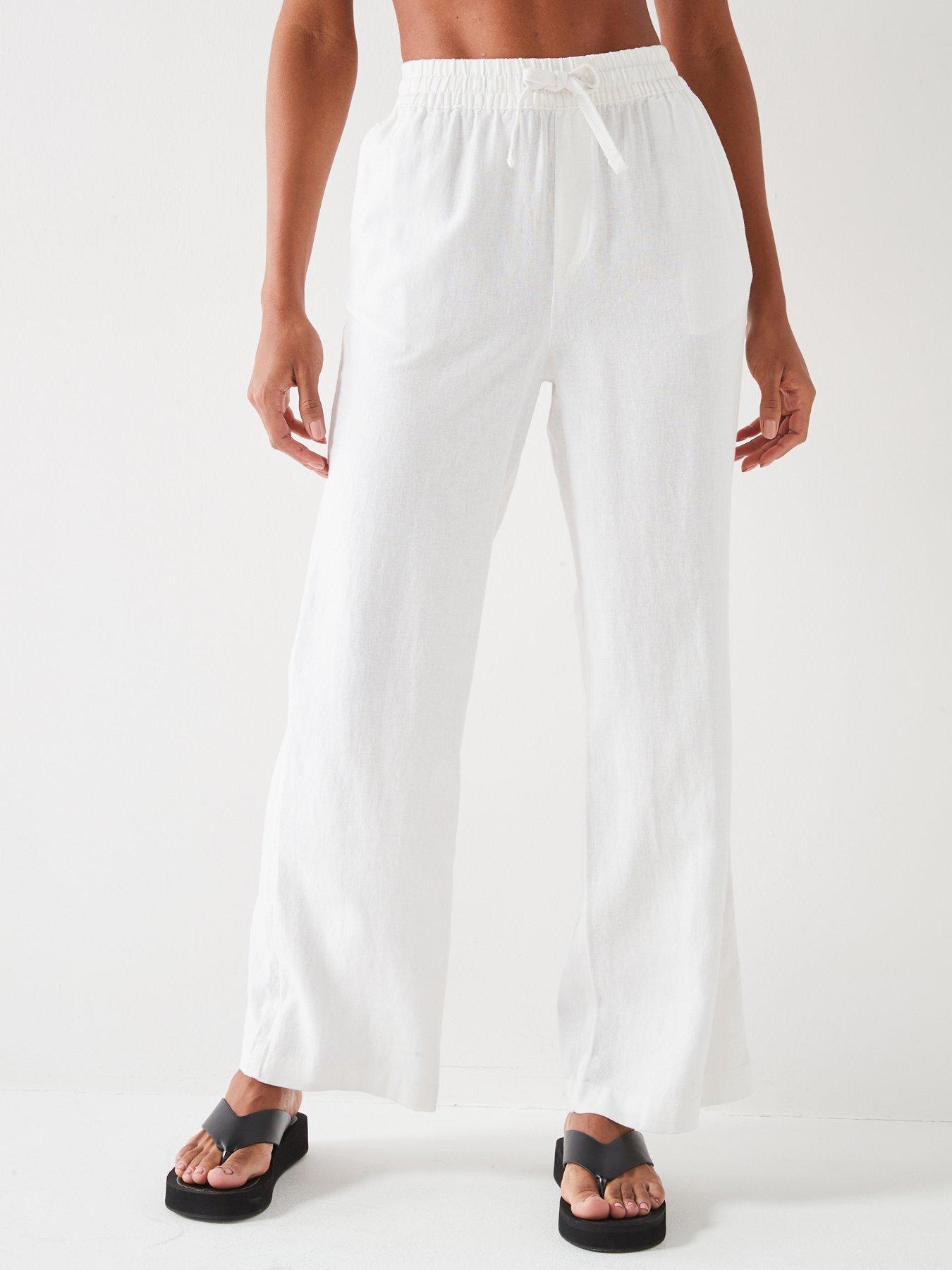 everyday-wide-leg-linen-blend-trousers-white