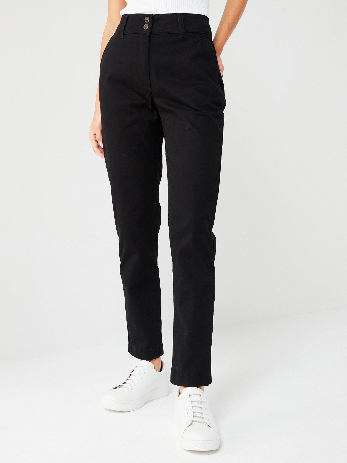 Black best sale chinos womens