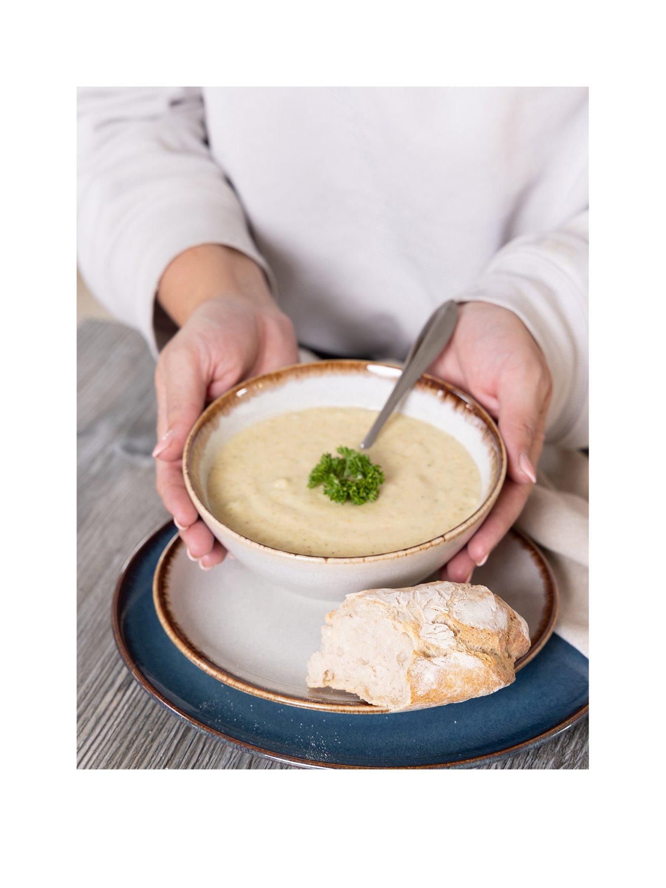 undefined Reactive Set of 4 Bowls – Cream