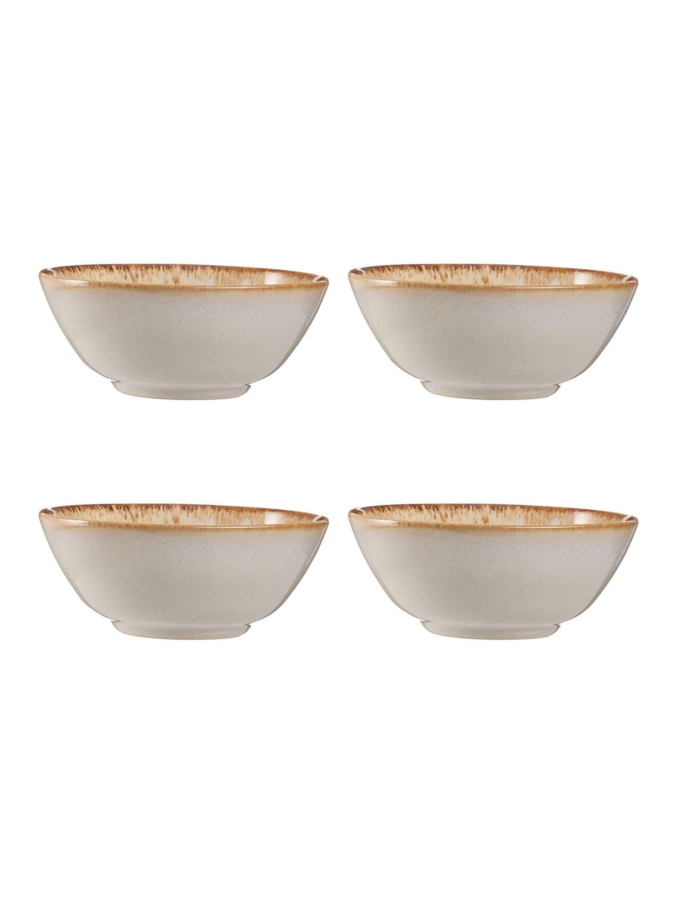 Image 2 of 4 of Mason Cash Reactive Set of 4 Bowls &ndash; Cream