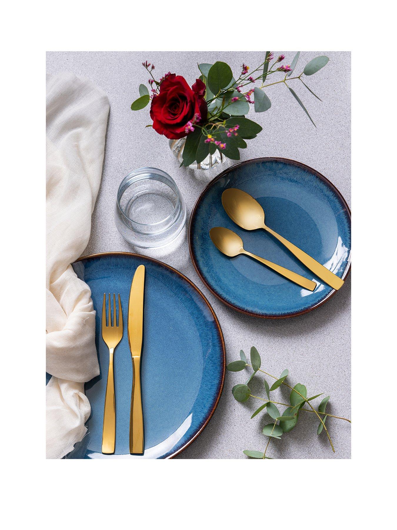 undefined Reactive Set of 4 Side Plates – Blue