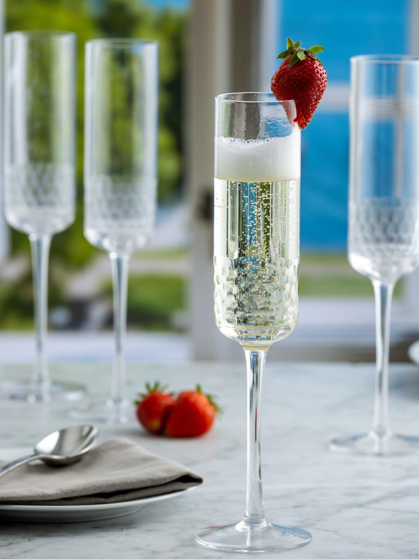 Product photograph of Ravenhead Pisa 230 Ml Flute Glasses Ndash Set Of 2 from very.co.uk