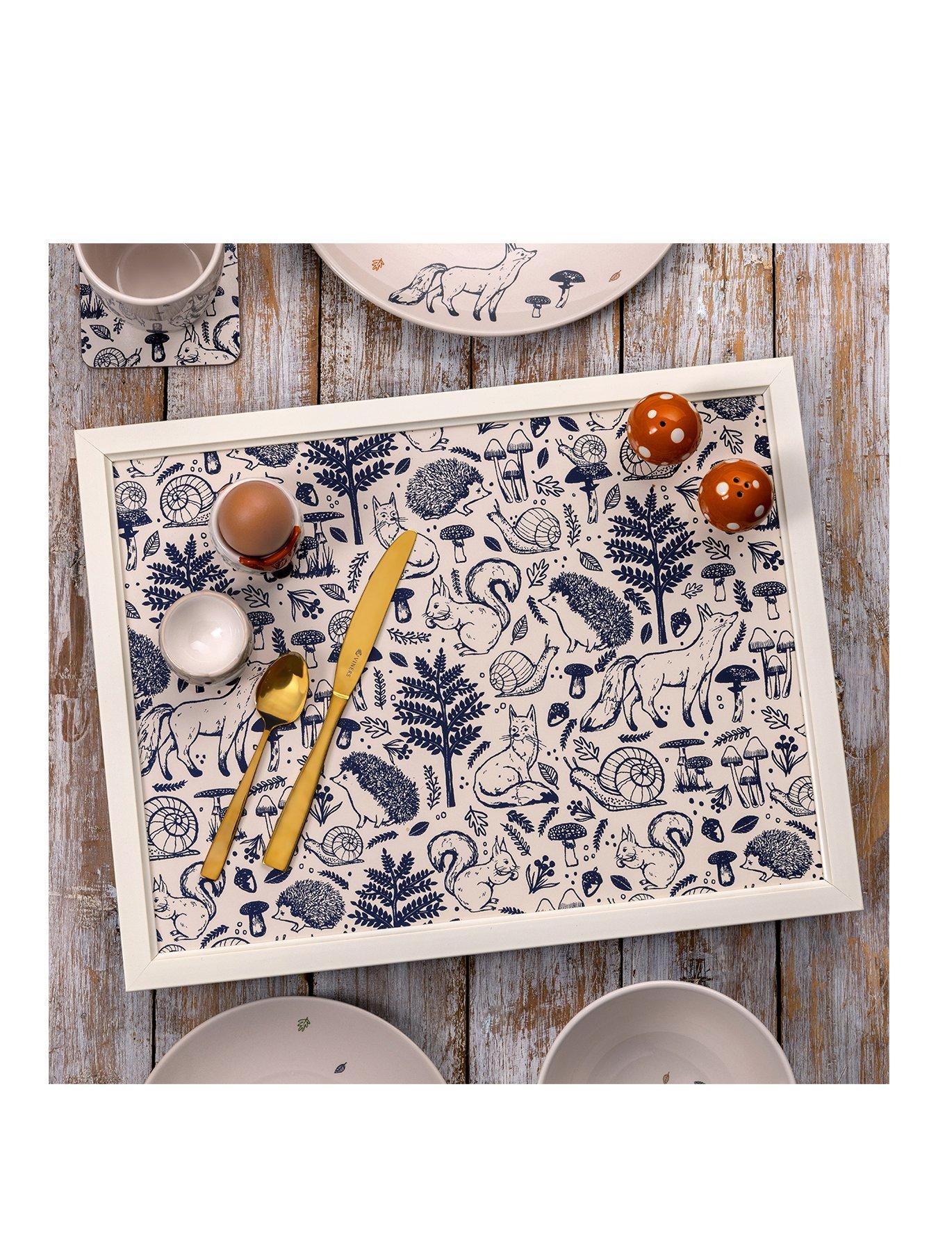 Image 1 of 3 of Price & Kensington Woodland Cushioned Lap Tray