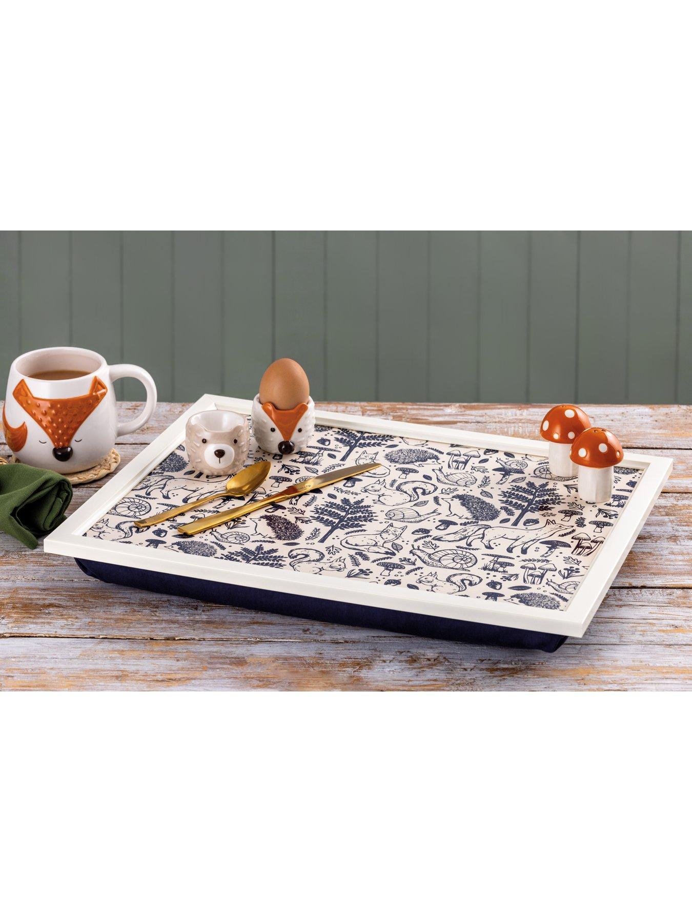 Image 2 of 3 of Price & Kensington Woodland Cushioned Lap Tray