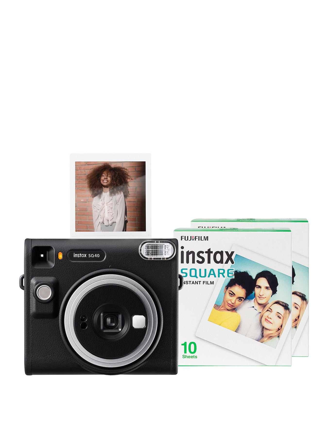 undefined Instax Square SQ40 Instant Camera with 20 Shot Pack - Black