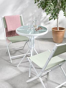 Product photograph of Everyday Hawaii 3pc Bistro Set from very.co.uk