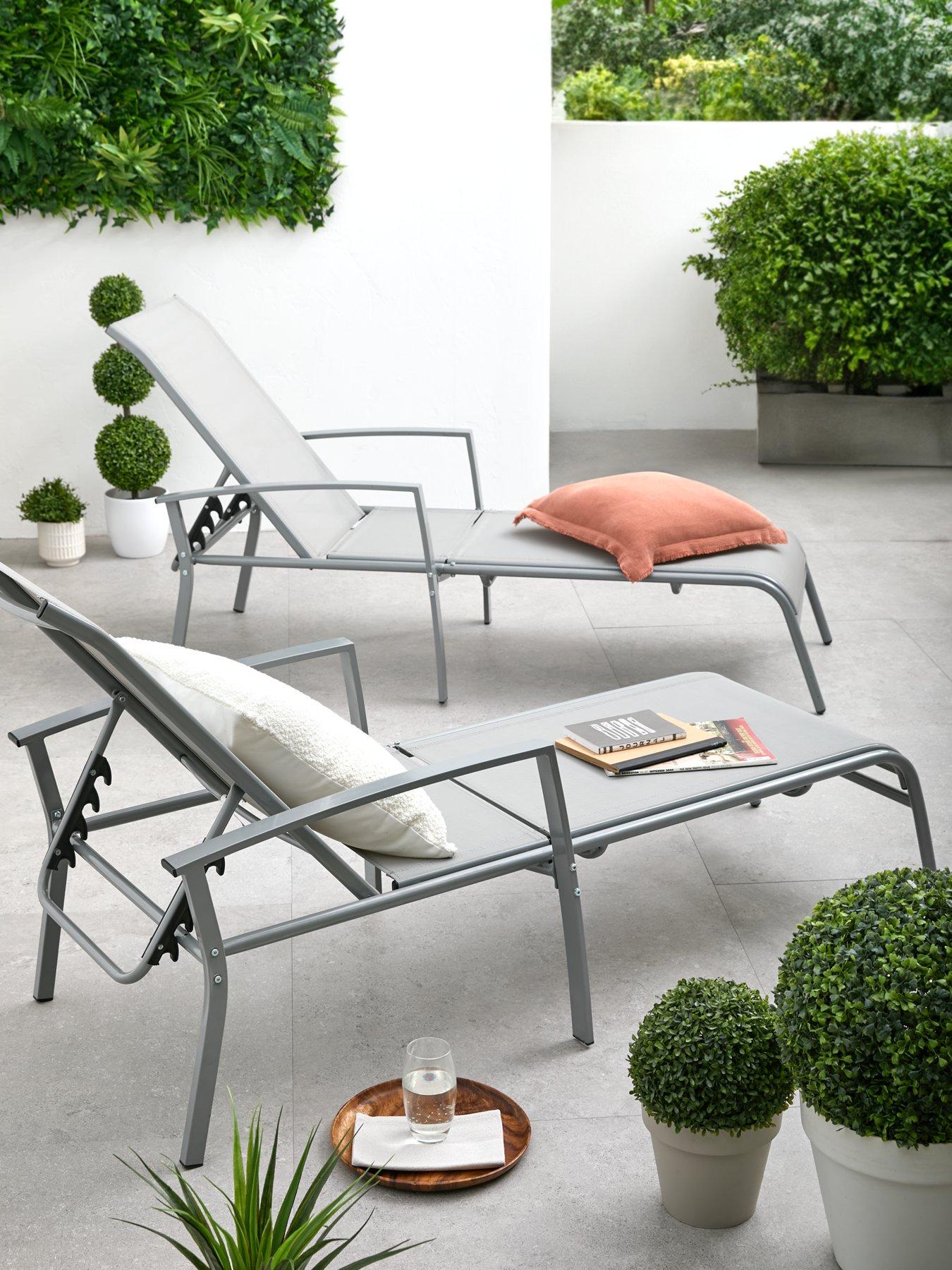undefined Set of 2 Adjustable Loungers