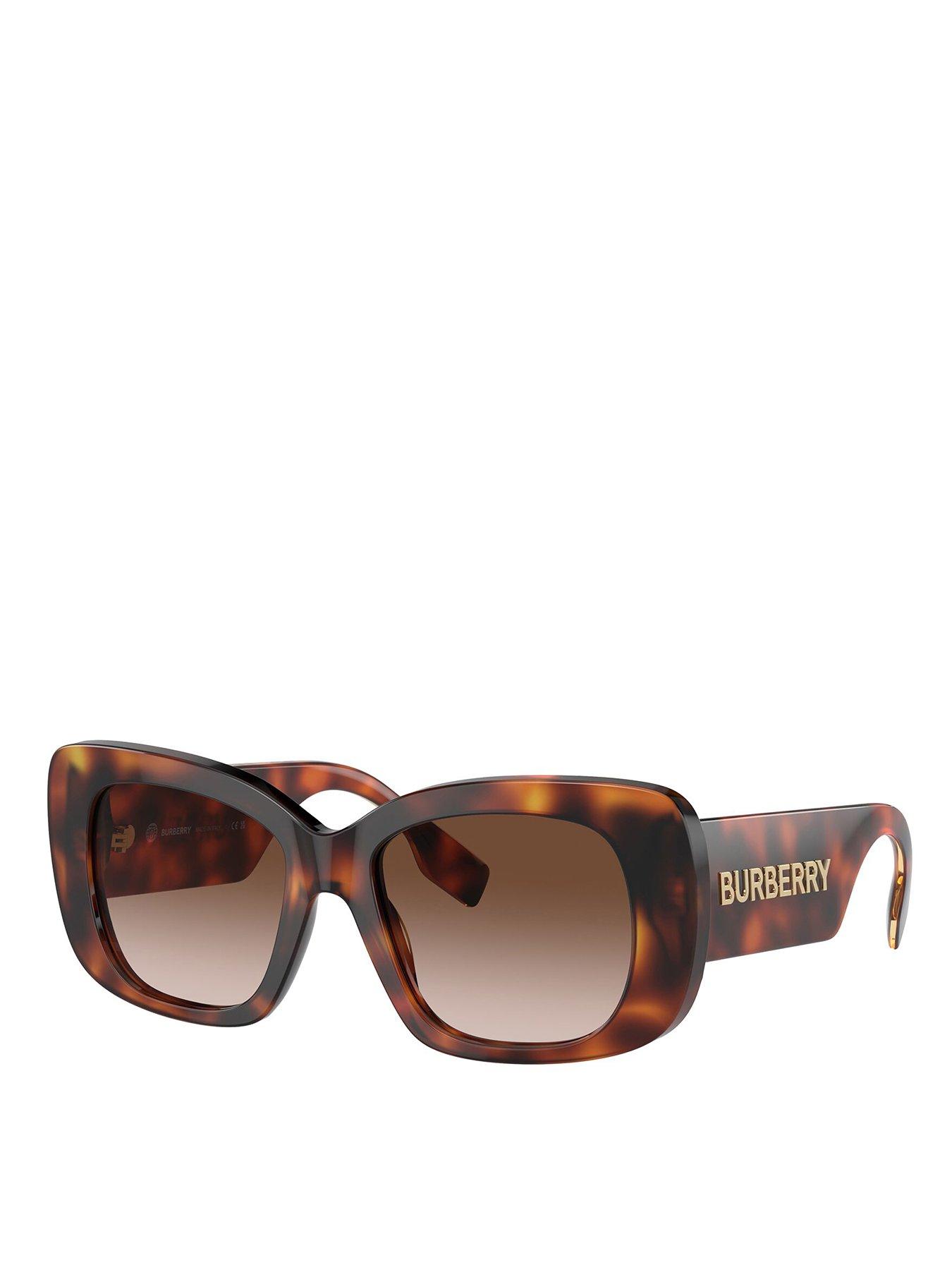undefined Oversized Sunglasses - Light Havana