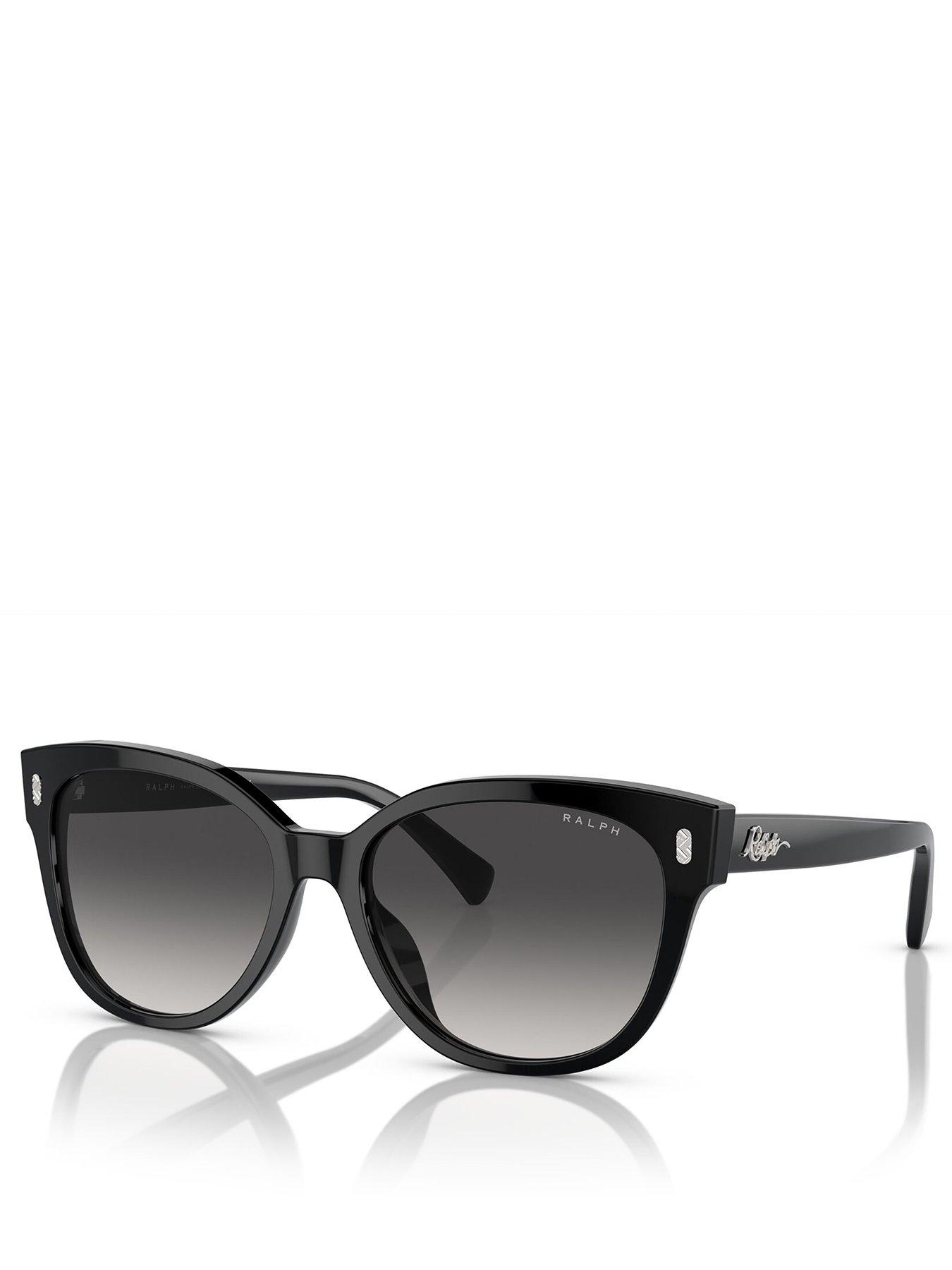 Image 1 of 4 of Ralph Cat Eye Sunglasses - Black