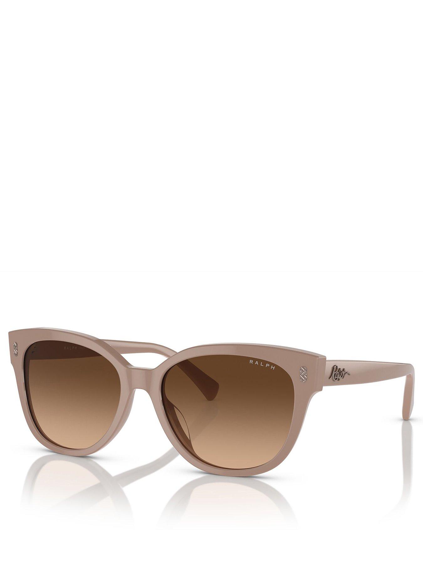 Ralph Cat Eye Sunglasses - Shiny Solid Beige
