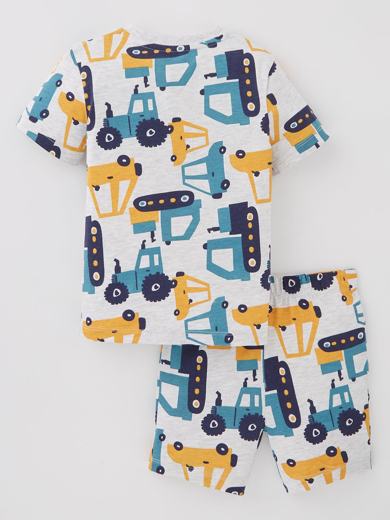 Everyday Boys Transport Shortie Pyjama - Multi | Very.co.uk