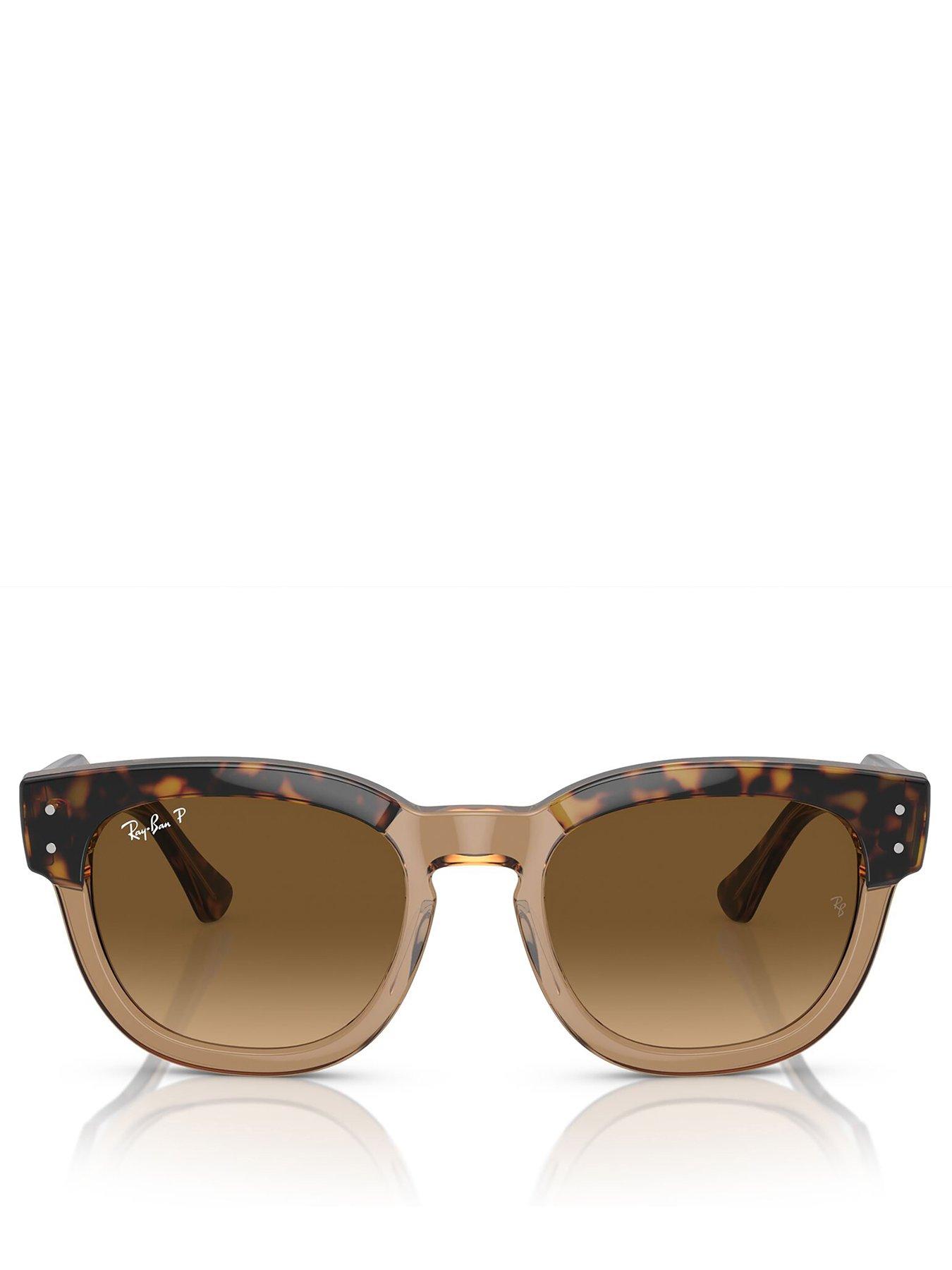 Image 3 of 4 of Ray-Ban Ray Ban Rounded Sunglasses - Havana On Transparent Brown