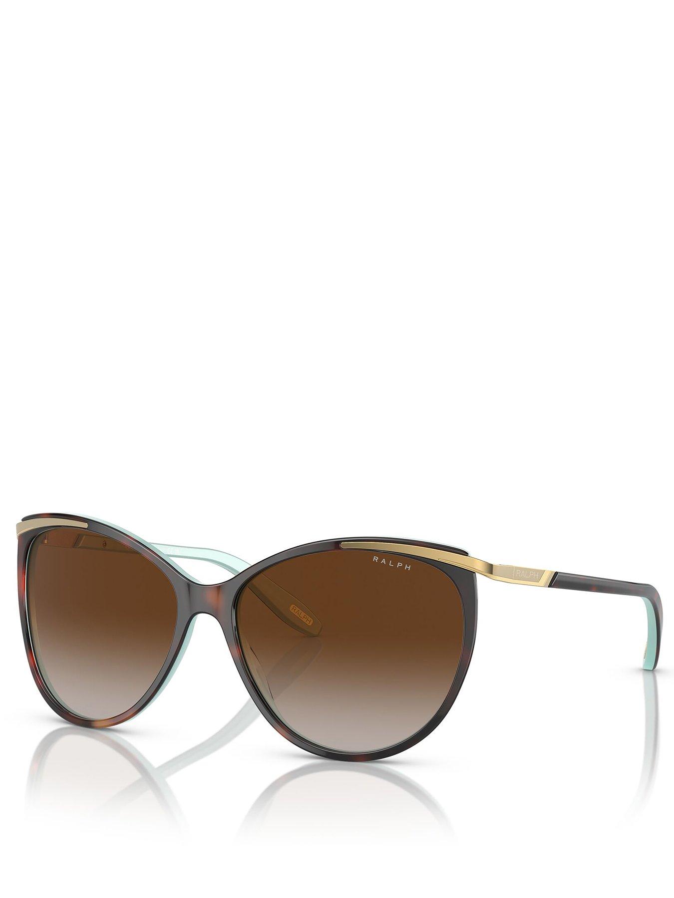 Ralph Cat Eye Sunglasses - Havana On Aquamarine
