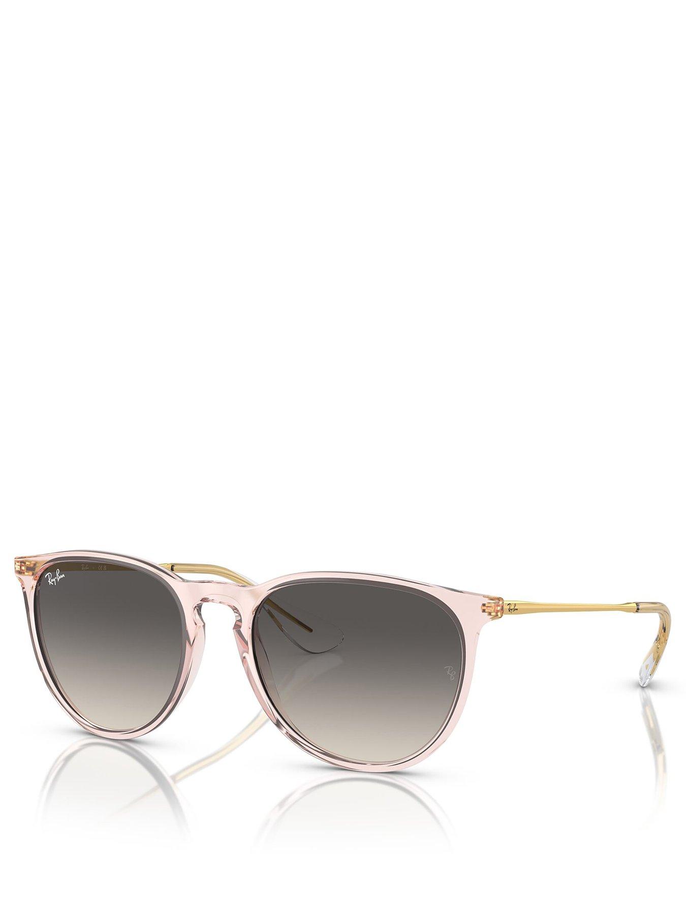 undefined Ray Ban Rounded Sunglasses - Transparent Pink